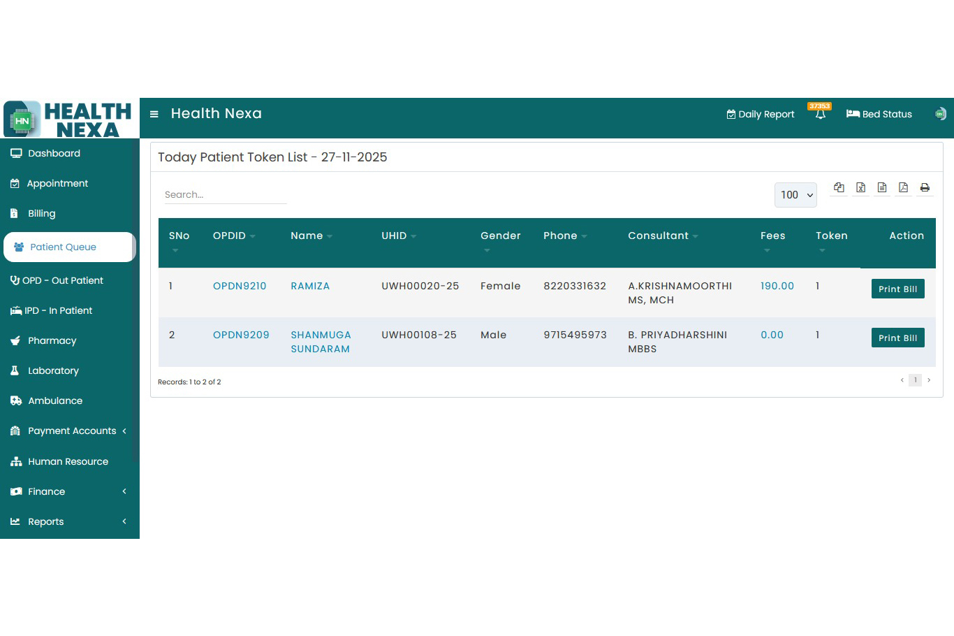 hospital management-6